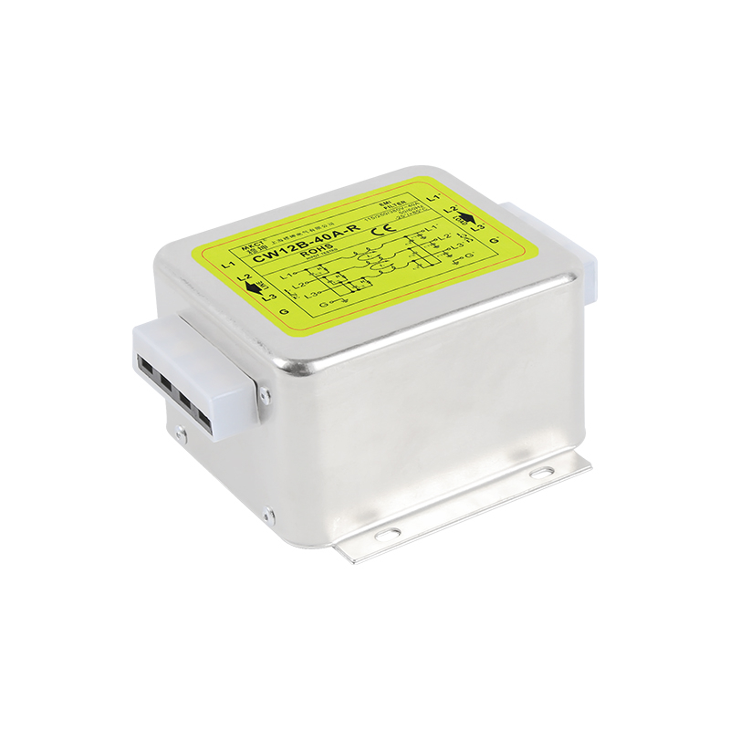 接线端子连接 10A/20A/30A 单相和三相 EMI 滤波器