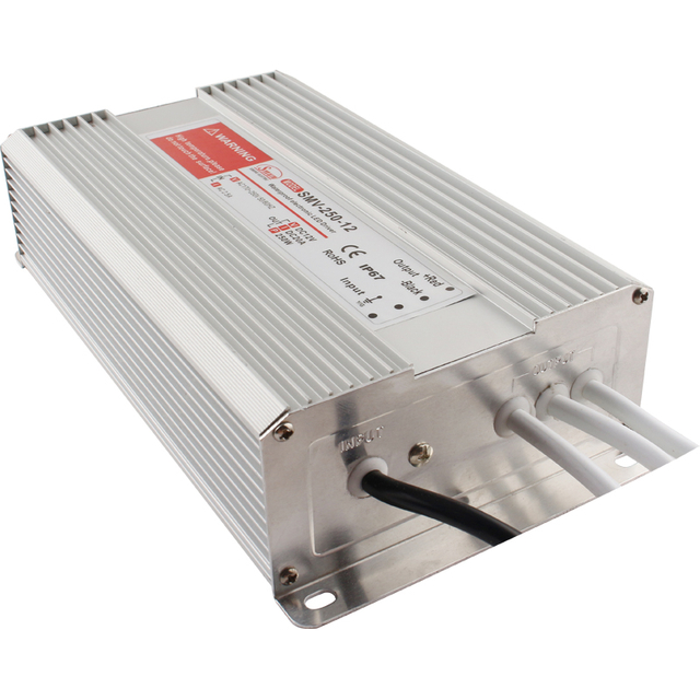 SMV系列10W至1000W 5V/12V/15V/24V/48V恒压单路输出防水IP67 LED驱动器