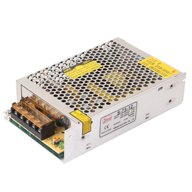 S-75 75W 5V/12V/15V/24V/48V 输出躺椅电源