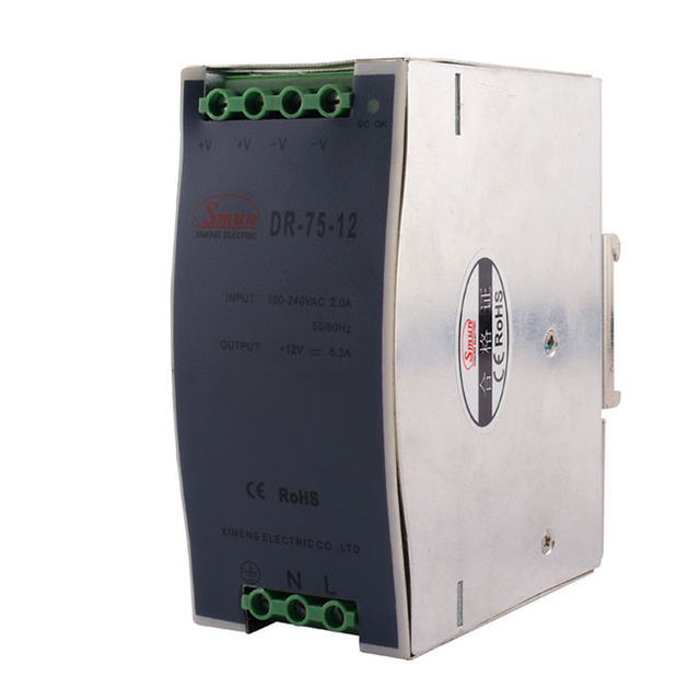 DR-75 75W DIN 导轨安装电源