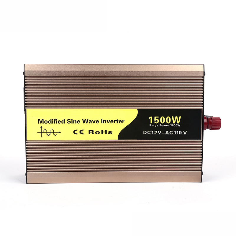 1500W DC12V/24V/48V转110VAC/220VAC改装车载USB逆变器