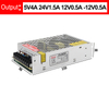 Q-60D 5V4A 12V1A 24V1A -12V1A 四路输出开关电源