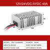 12V/24VDC 至 5VDC 3A 至 60A 非隔离防水 IP68 降压 DC-DC 转换器 